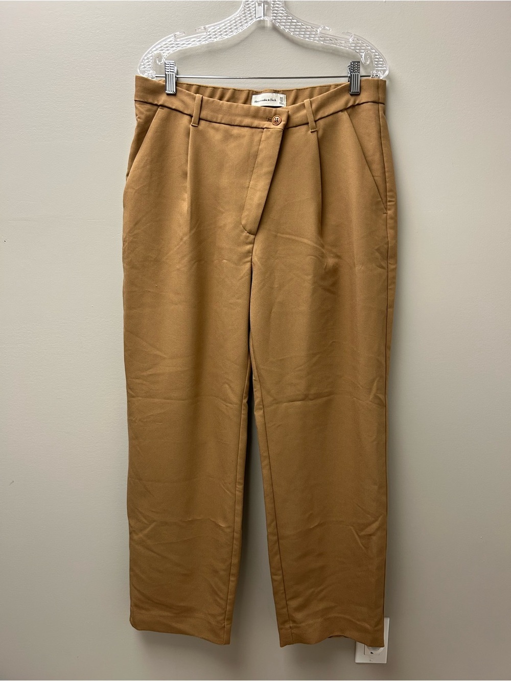 Abercrombie & Fitch Women’s Sloane Tailored Tan Pants
